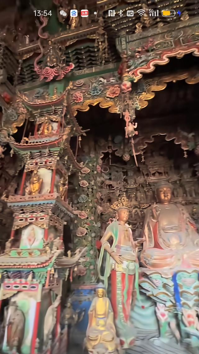 山西小西天:藏着1900尊明代悬塑:西天圣境:抬头瞬间被震撼到失语