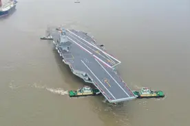 只间隔两周！福建舰悄然出海北上，这次是要接歼-15T准备弹射？图片