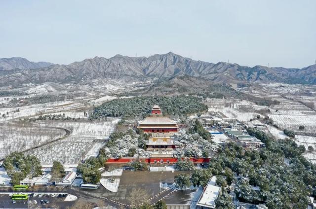 明十三陵航拍图
