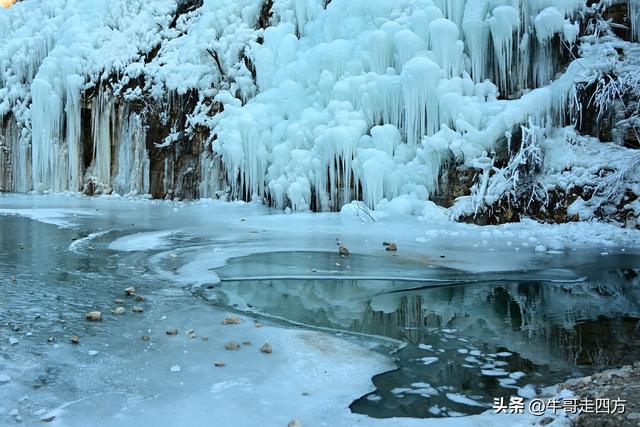 虎峪冰瀑：山谷里的冬日秘境、现实版的冰雪奇缘