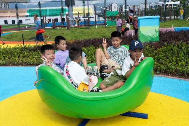 连城：智慧体育公园儿童乐园开园 打造童趣运动新地标
