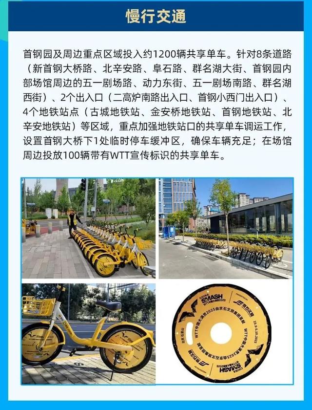 “乒乓黄金周”怎么去首钢园？交通观赛攻略看这里