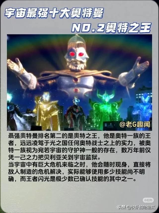 宇宙最强奥特曼十强排行榜