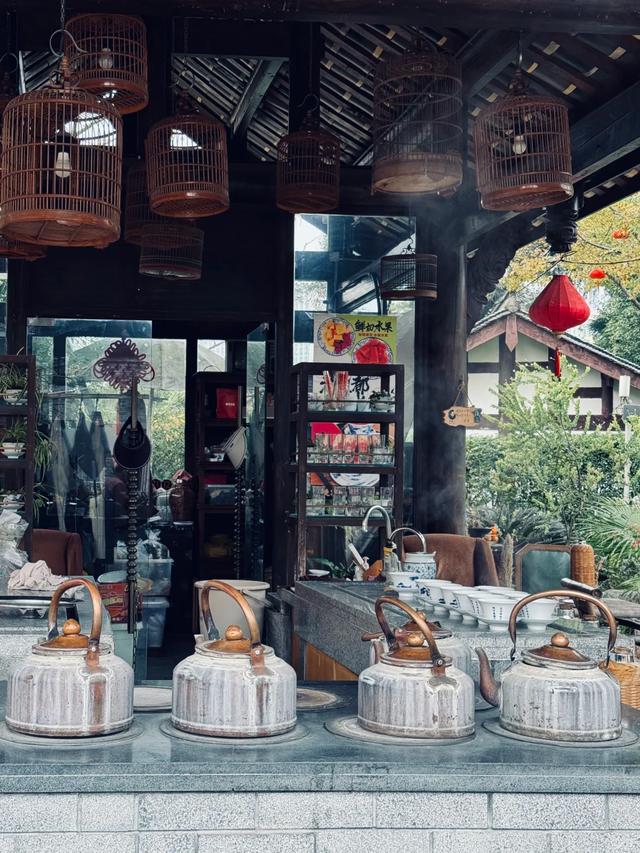 春节的成都不要只去春熙路，这里老茶馆文化NO.1，川味更浓！