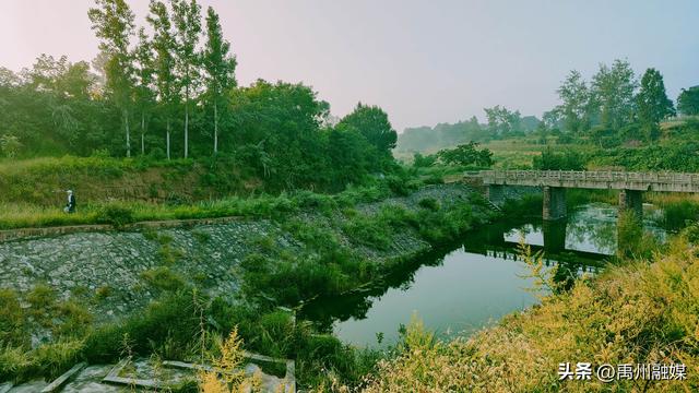 禹州市月湾村：晨起赏美景，余时忙秋收