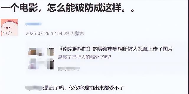《731》未如期上映，《南京照相馆》又遭网暴，网友：彻查到底！