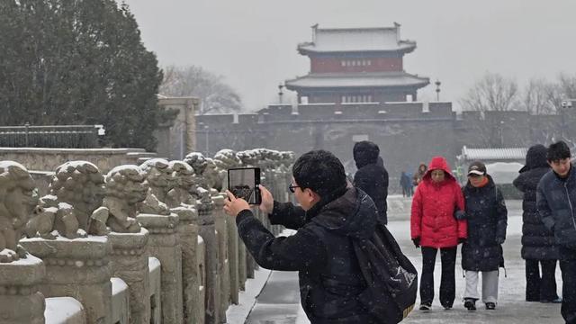 晒图！第一波丰台雪景大片——