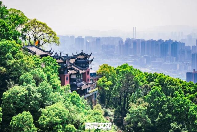 赛博奇幻的古今同框在重庆南岸具象化了！