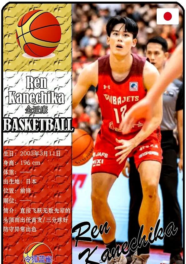 球星卡（2025男篮亚洲杯）：日本男篮10人一览