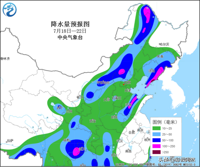 台风来了！本轮降水中心已定，分布以下地区，今日7月18~22号天气