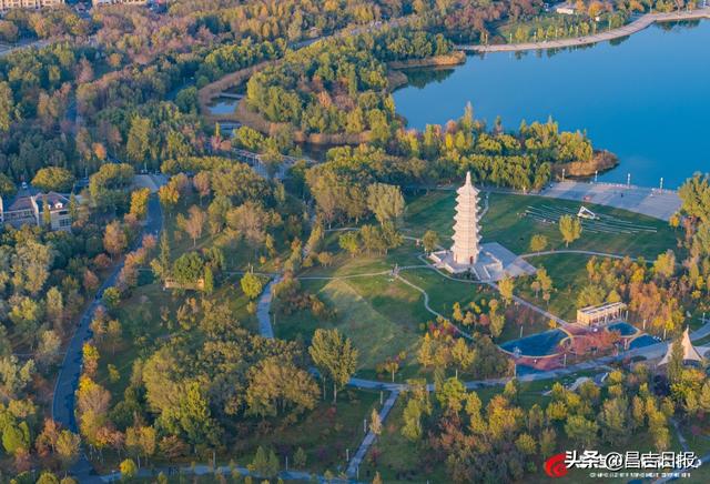 昌吉滨湖河中央公园：邂逅一场秋色绮梦