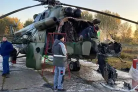 财迷心窍，俄两名中学生网上受人教唆，纵火烧毁俄军直升机图片