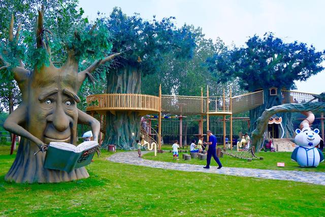 常熟尚湖飞熊乐园，一处藏在江南的梦幻岛，是假日遛娃的好去处