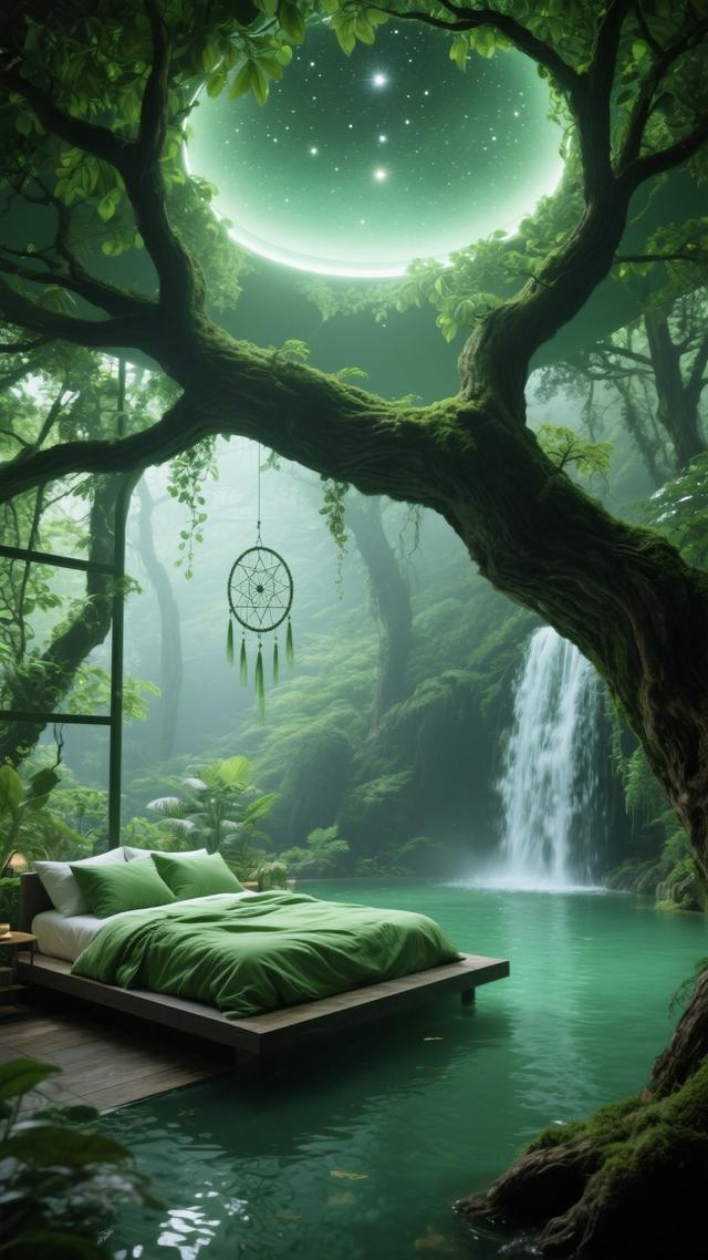 这间卧室，藏着我想要的森林梦境