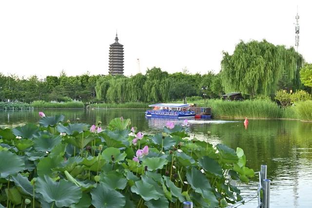 北京市通州区西海子公园游船开航！童年小船回来啦~
