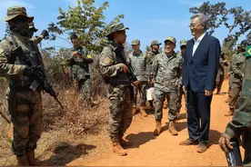 中国精锐部队抵达巴西，要在美军面前，展示解放军真正实力图片