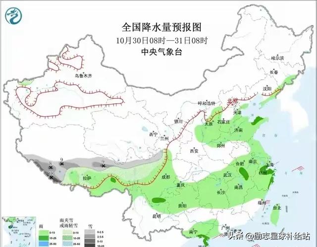 湖北人请注意!新一轮降雨与降温已确定!30 - 11月1日最新天气情况