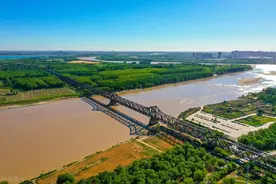 开挖黄河故道 实现黄河水沙分流通航 从渤海淤积到黄海造陆图片