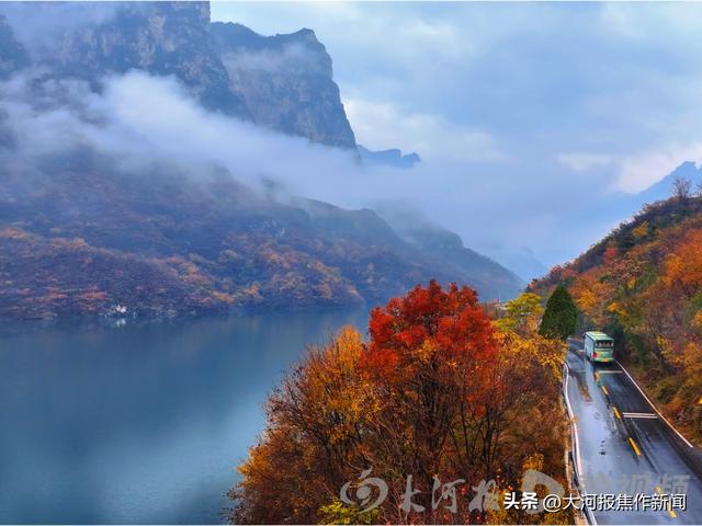 太出片！云台山子房湖迎来年度高光时刻 | 组图