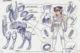 圣斗士的圣衣都是怎么穿上的？分解图告诉你图片