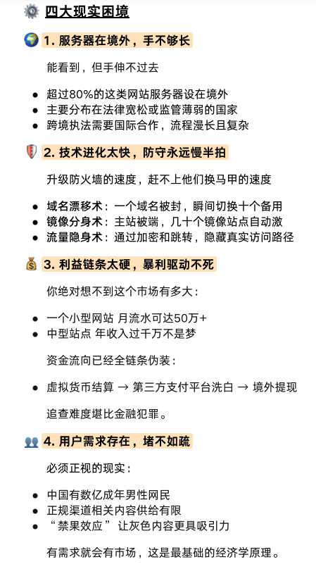 DeepSeek 剖析：国内黄色网站为啥封不完？背后藏着什么？