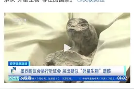 墨西哥展出“外星生物”遗骸。真的有外星人吗？图片