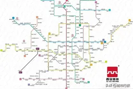 西安地铁交通网图更新，八号线即将上线，客流量有望超越武汉重庆图片