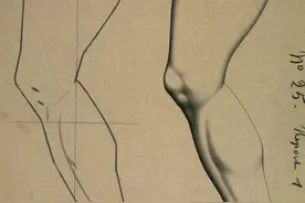 怎么画的？怎么一下就变出来了！巴尔格素描教程《腿》图片