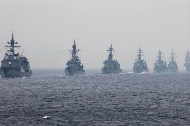 8国已派兵过台海，白宫通告全球，不许改变现状，解放军3路出动