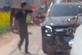 后续：河南大妈怒砸奔驰车，车主态度强硬，大妈恐面临巨额赔款图片
