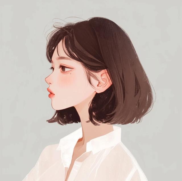 简单气质女生头像