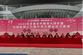 2025年全省全民健身大拜年暨河南省第十九届中原大舞台（南阳市分会场）武术展演活动举行图片