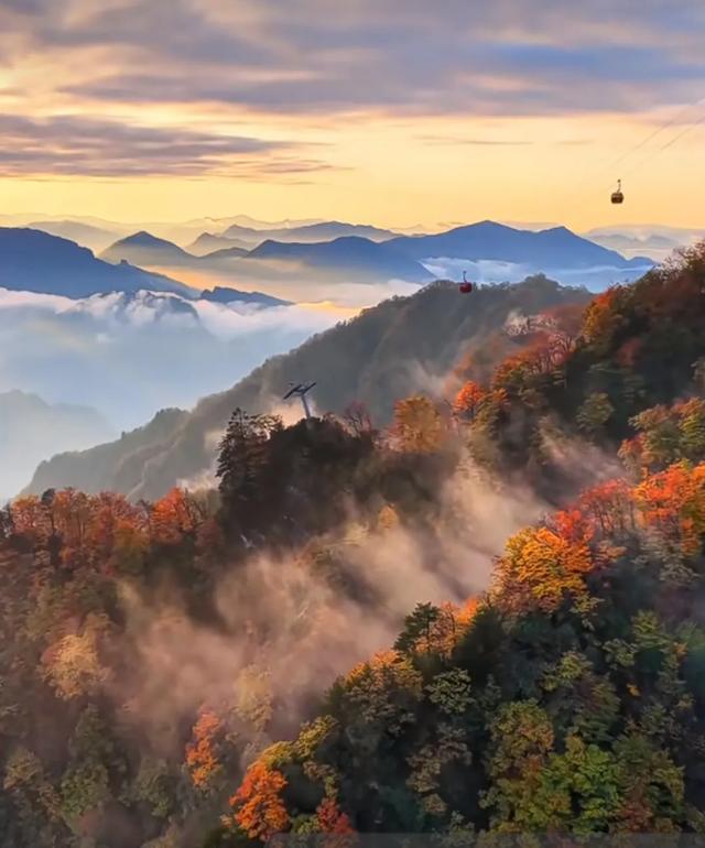 2025年的秦岭山麓依旧迷人