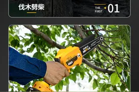 天琪锐电动工具系列 | 高效锯木 大功率无刷电链锯图片