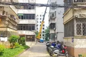 海口大通花园业主：小区旧改进展缓慢！施工单位：预计春节前可完成改造图片