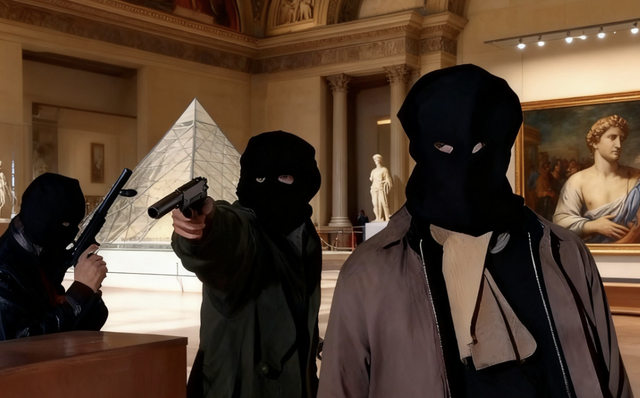 7分钟破卢浮宫7亿安保！9件皇室珠宝被抢，真凶是“粉红豹”？