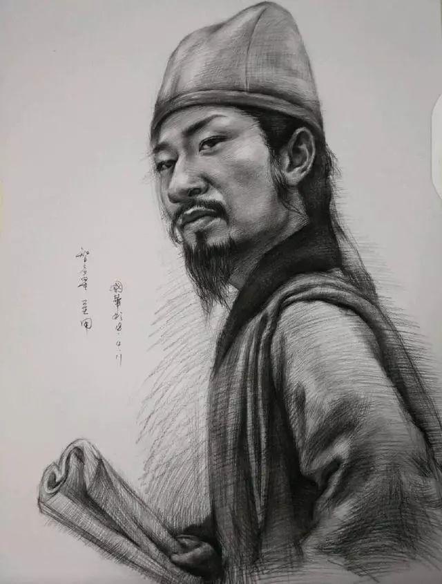 画家笔下的8位水浒好汉素描画，哪一幅刻画得最传神？