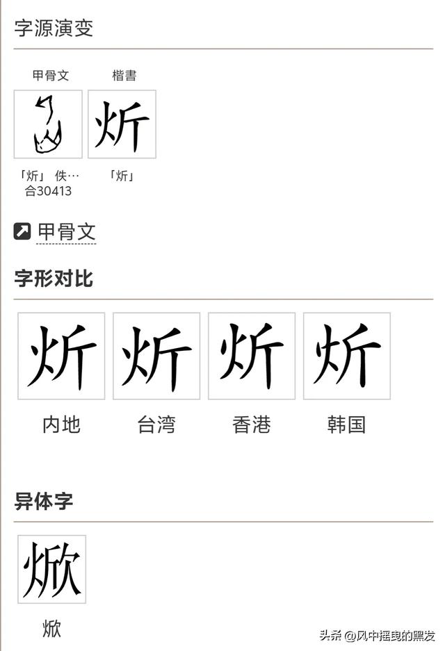 每日学一字 : 炘