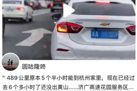 又见“猪肝红”，有网友崩溃了：服务区都出不去…图片