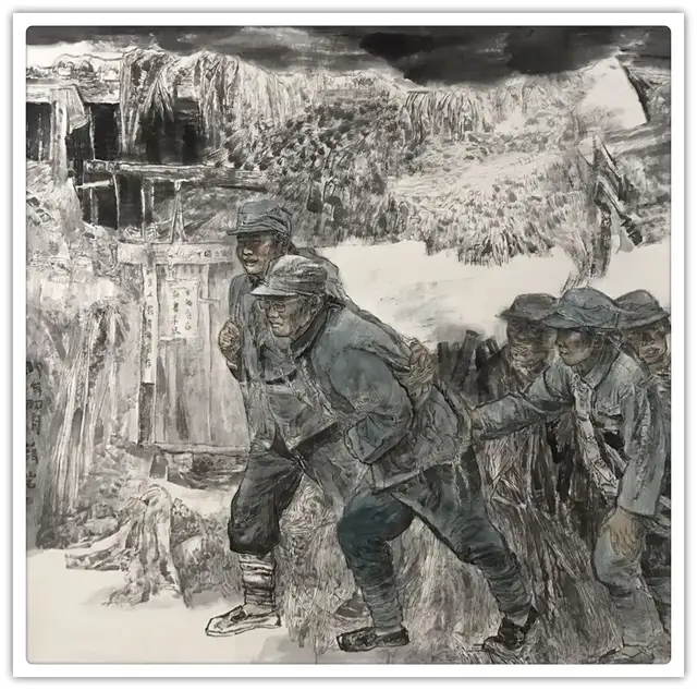 薛岩| “百年荣光 翰墨颂歌”庆祝建党103周年书画展(图10)