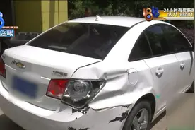 送儿子上学的路上，这一幕太惊险了！图片