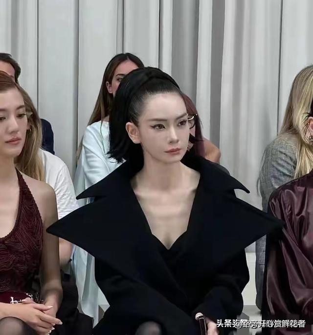 戚薇的头皮看着就疼，她为了美是真能忍