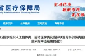 人工晶体集采新政落地实施！白内障患者将花更少的钱，享受更好的视觉质量图片
