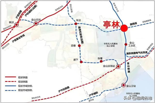 亭林镇，在金山属于潜力股，交通优势充分发掘下未来定是金山明珠