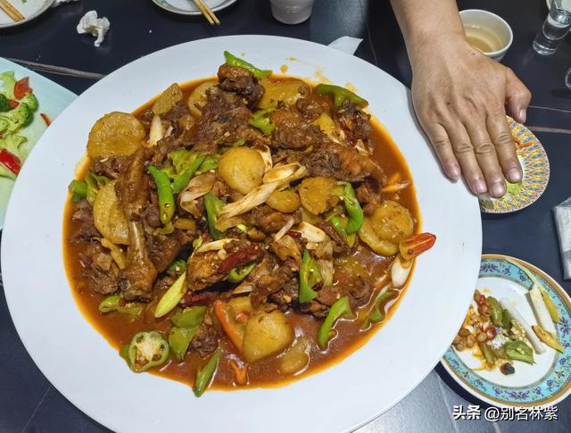 内蒙出发新疆，往返22天，5个人吃饭花4687元，网友问每天吃糠吗
