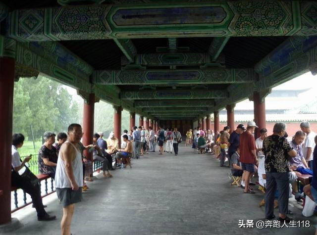 古木参天、绿草如茵，天坛景色秀