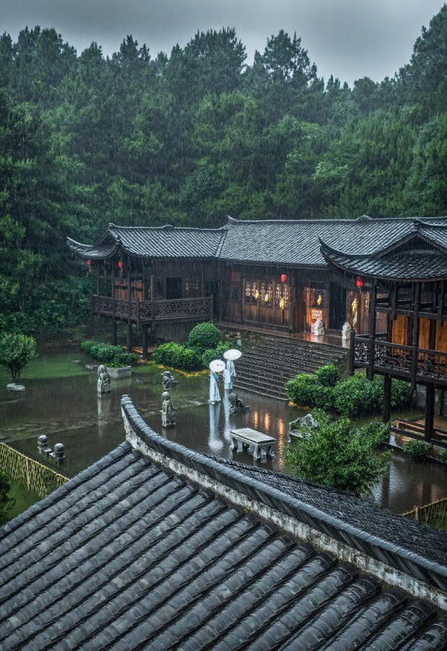 降雨持续！最凉快的一周！黄陂赏雨去！
