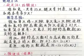 小学鸡兔同笼解题方法，吃透数学冲刺💯图片