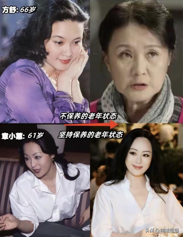 同样是60岁，“强行驻颜”与“自然老去”的女人比，有什么差距？