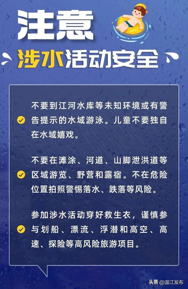 暑期+汛期，出游安全需注意→
